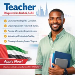 Teacher Required in Dubai