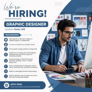 Graphic Designer Required in Dubai