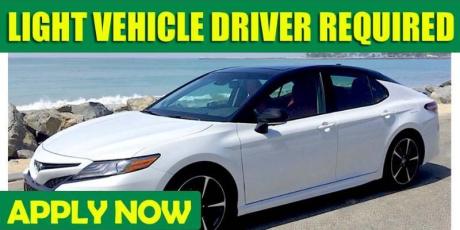 LIGHT VEHICLE DRIVER REQUIRED