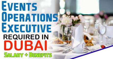 Events Operations Executive Required in Dubai