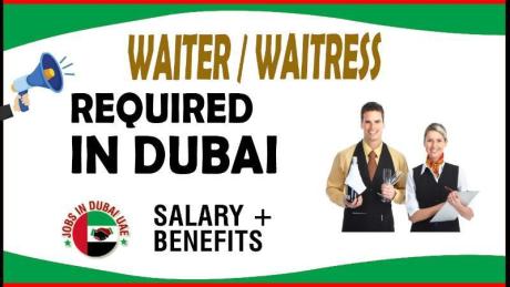 Waiter/Waitress Required in Dubai