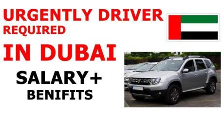 URGENTLY DRIVER REQUIRED IN DUBAI