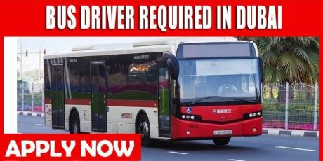 BUS DRIVER REQUIRED IN DUBAI