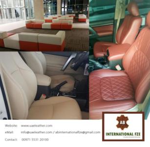 Find Best Automotive Leather for Luxury Cars at AB International FZE.