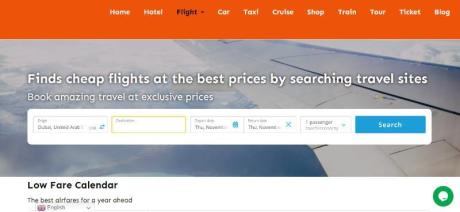 An amazing online travel & tourism with amazon affiliate shopping business for sale.