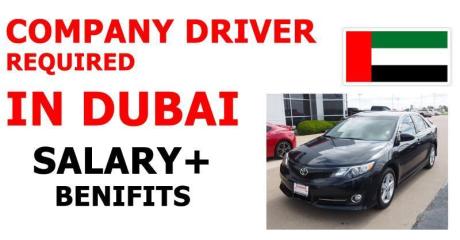COMPANY DRIVER REQUIRED IN DUBAI