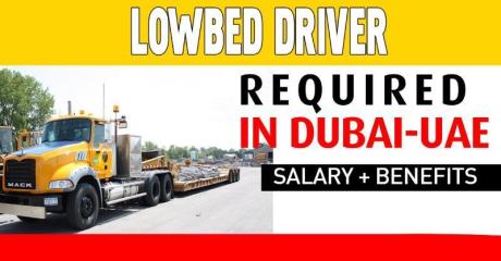 Lowbed Driver Required in Dubai -