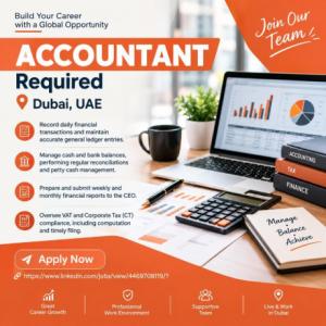 Accountant Required in Dubai