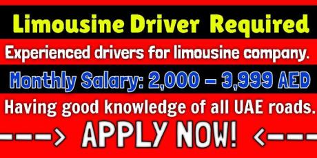 Limousine Driver Required