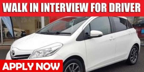 WALK IN INTERVIEW FOR DRIVER