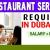 Restaurant Server Required in Dubai