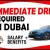 IMMEDIATE DRIVER REQUIRED IN DUBAI