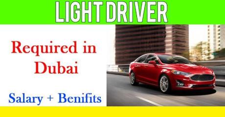 Light Driver Required in Dubai