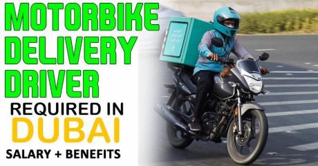 MOTORBIKE DELIVERY DRIVERS REQUIRED IN DUBAI