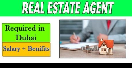 Real Estate Agent Required in Dubai