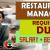 Restaurant Manager Required in Dubai