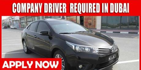 COMPANY DRIVER REQUIRED IN DUBAI