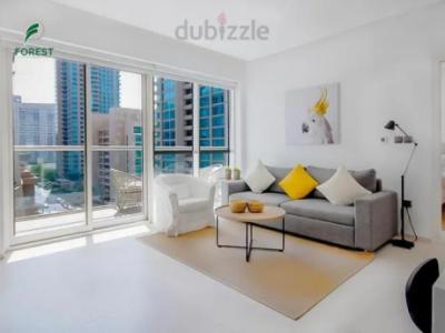 Fully Furnished 1BR | Great condition | Mid Floor