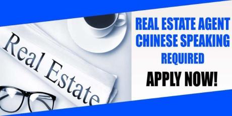 REAL ESTATE AGENT CHINESE SPEAKING REQUIRED IN DUBAI