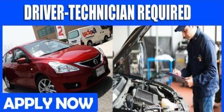 DRIVER-TECHNICIAN REQUIRED IN DUBAI