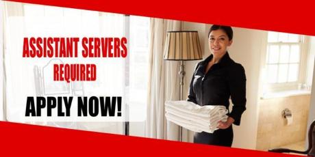 ASSISTANT SERVERS REQUIRED IN DUBAI