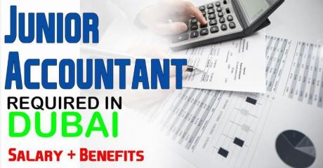 Junior Accountant Required in Dubai