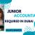 JUNIOR ACCOUNTANT REQUIRED IN DUBAI