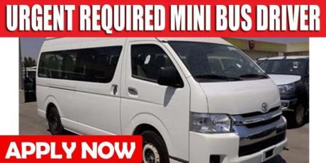 URGENT REQUIRED MINI BUS DRIVER