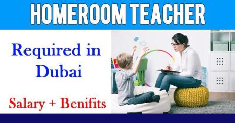 Homeroom Teacher Required in Dubai