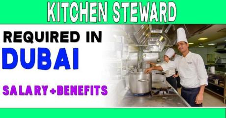 Kitchen Steward Required in Dubai