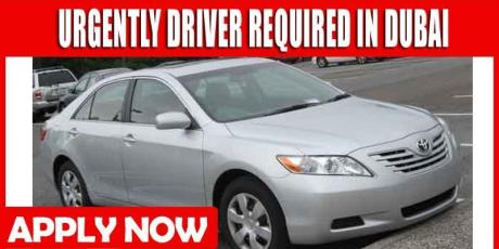 URGENTLY DRIVER REQUIRED IN DUBAI